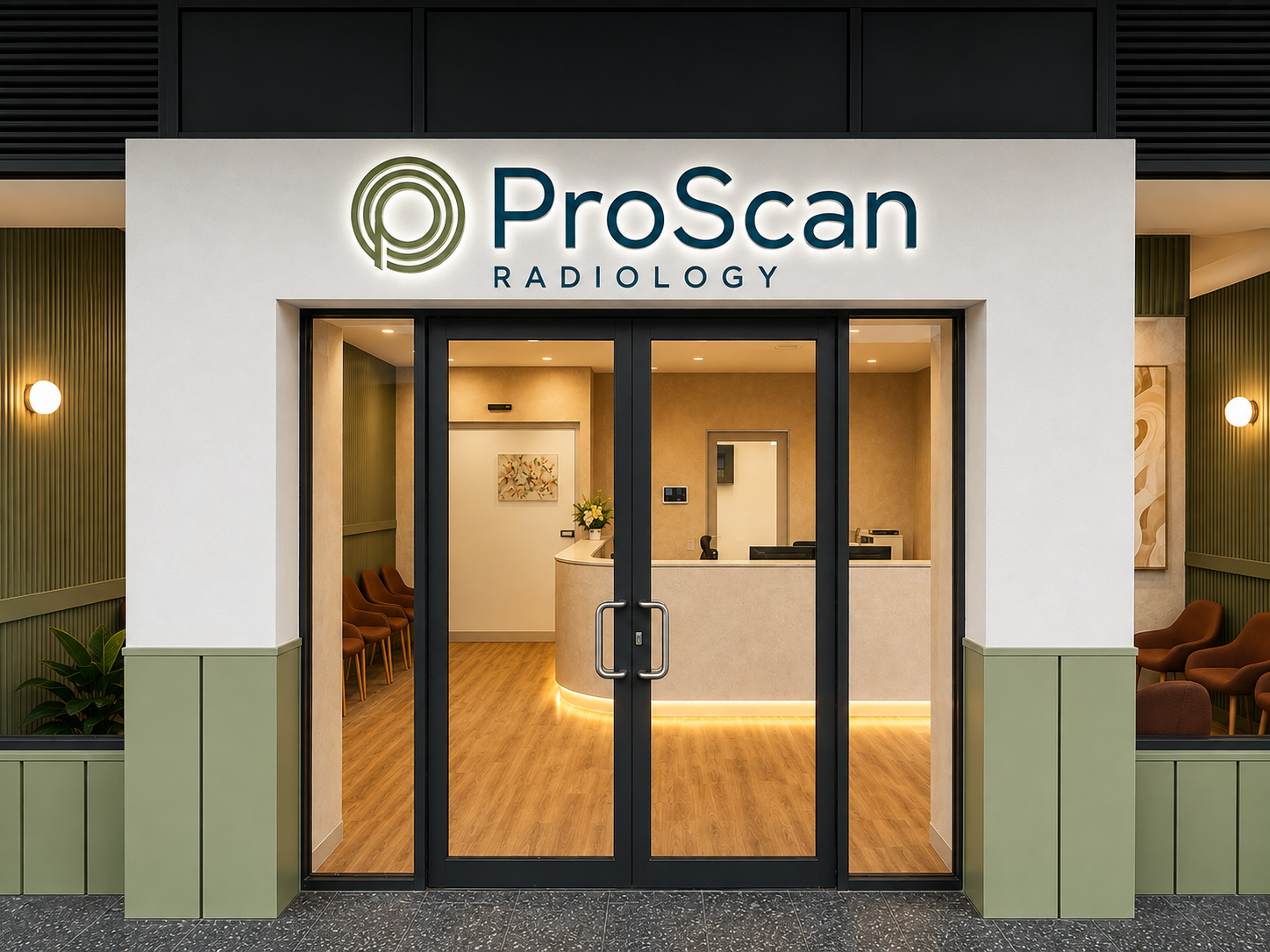 ProScan Radiology entrance at Shop 220, Stockland Shopping Centre Point Cook